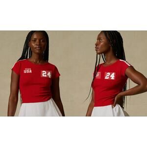 PacSun Olympics Team USA 24 Slim Fit T-Shirt Women's sz. S